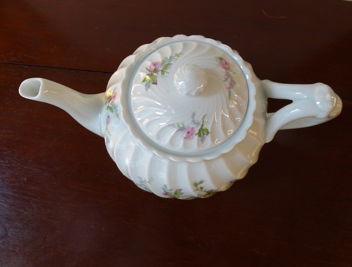 Haviland Limoges Porcelain Teapot 1960s/1970s-photo-3