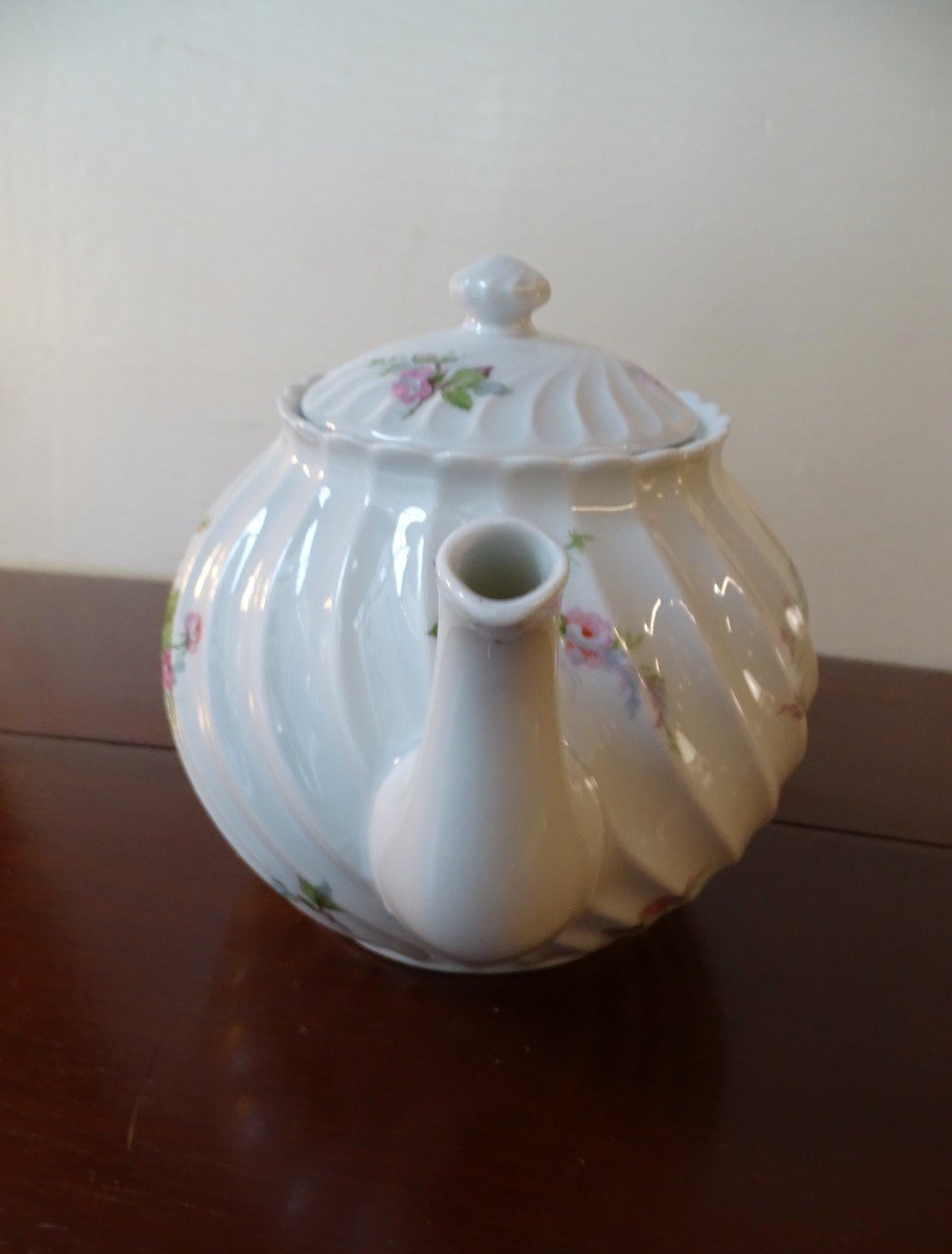 Haviland Limoges Porcelain Teapot 1960s/1970s-photo-1