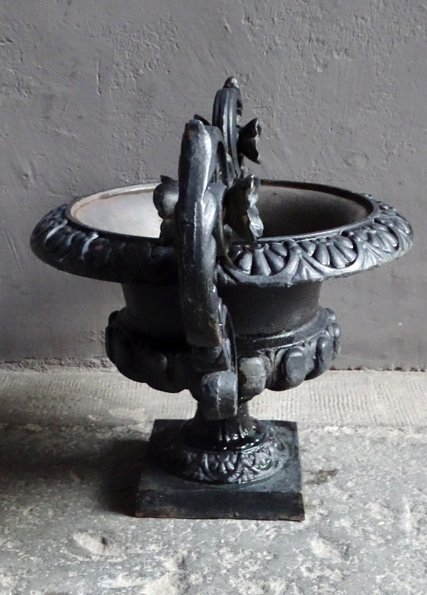 19th Century Cast Iron Garden Basin-photo-3