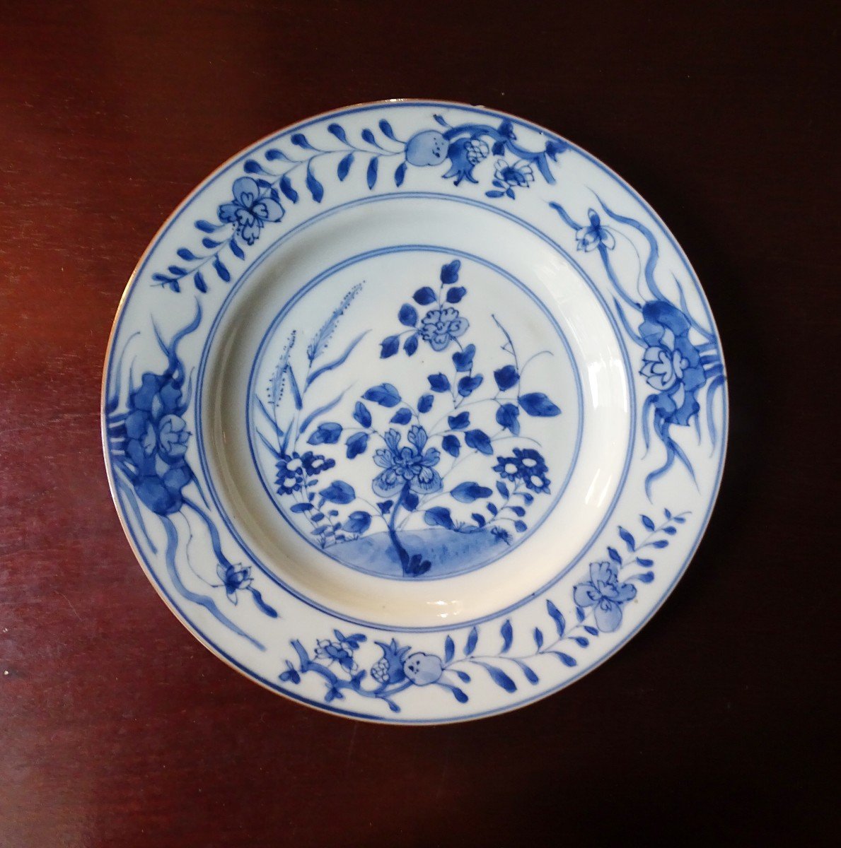 Set Of 2 Plates China And Delft 18th-photo-3