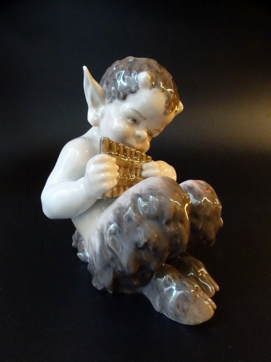 Royal Copenhagen Satyr Child 50s-photo-2