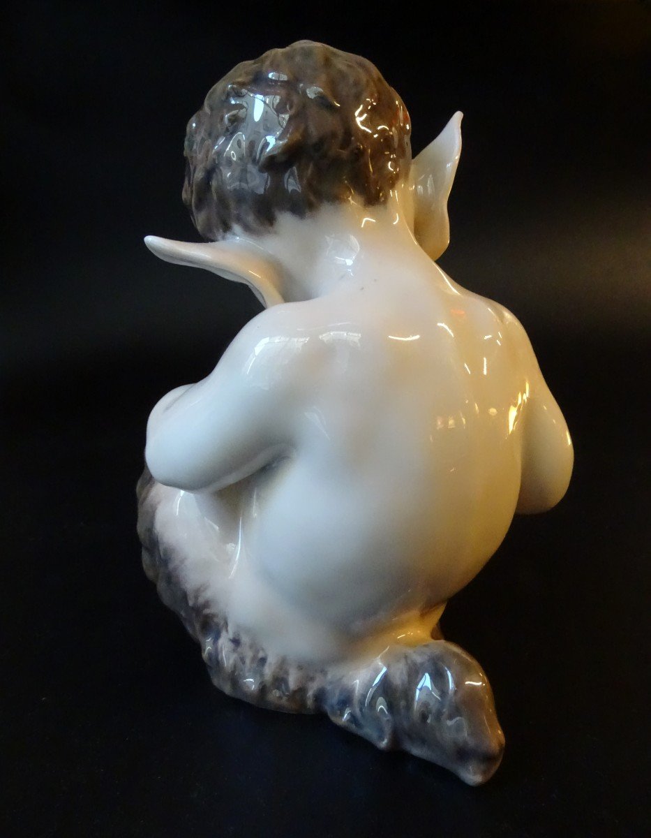 Royal Copenhagen Satyr Child 50s-photo-3