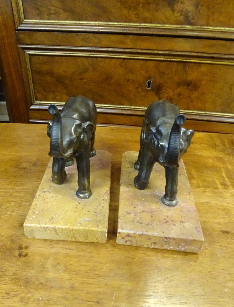 Elephant Bookends 20th-photo-3