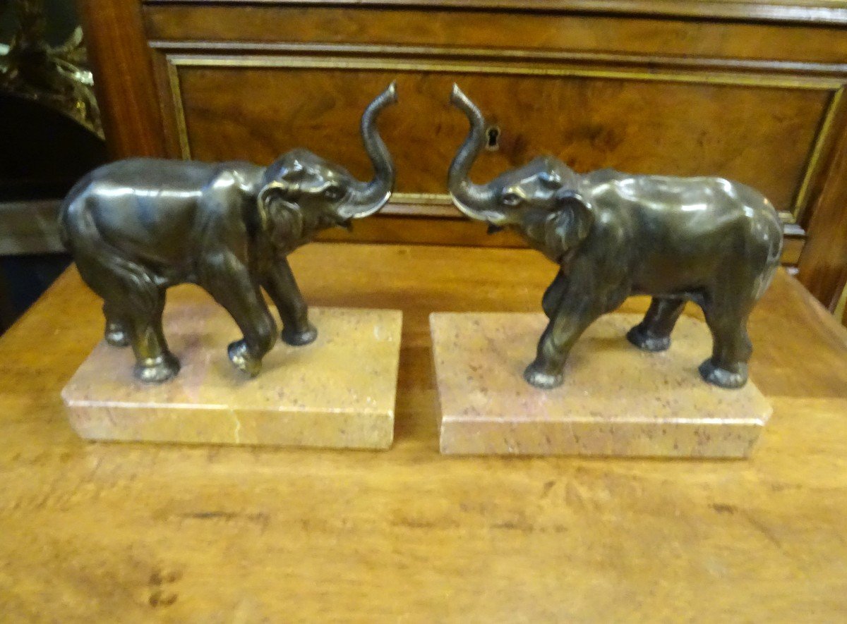 Elephant Bookends 20th