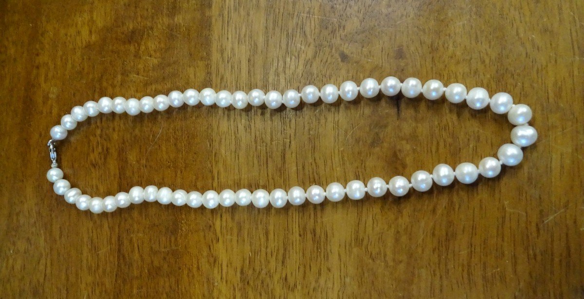 Collier Perles d'Eau Douce 20ème