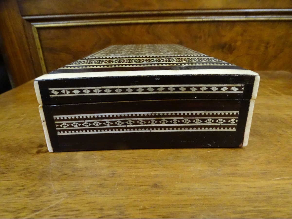 Syrian Marquetry Box 20th-photo-1