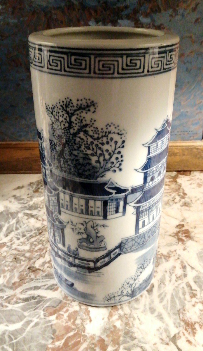 Pair Of Chinese Roller Vases 20th-photo-4