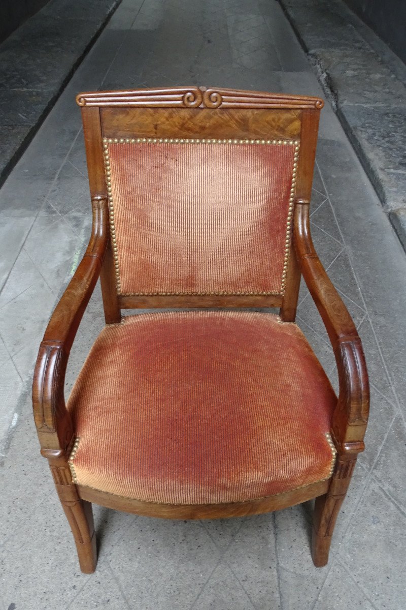 Empire Mahogany Armchair-photo-2