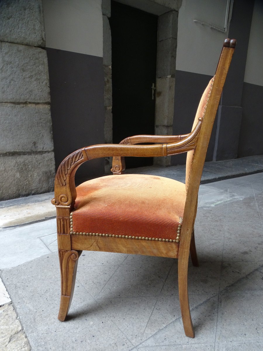 Empire Mahogany Armchair-photo-4