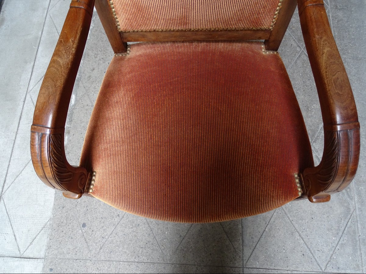 Empire Mahogany Armchair-photo-6