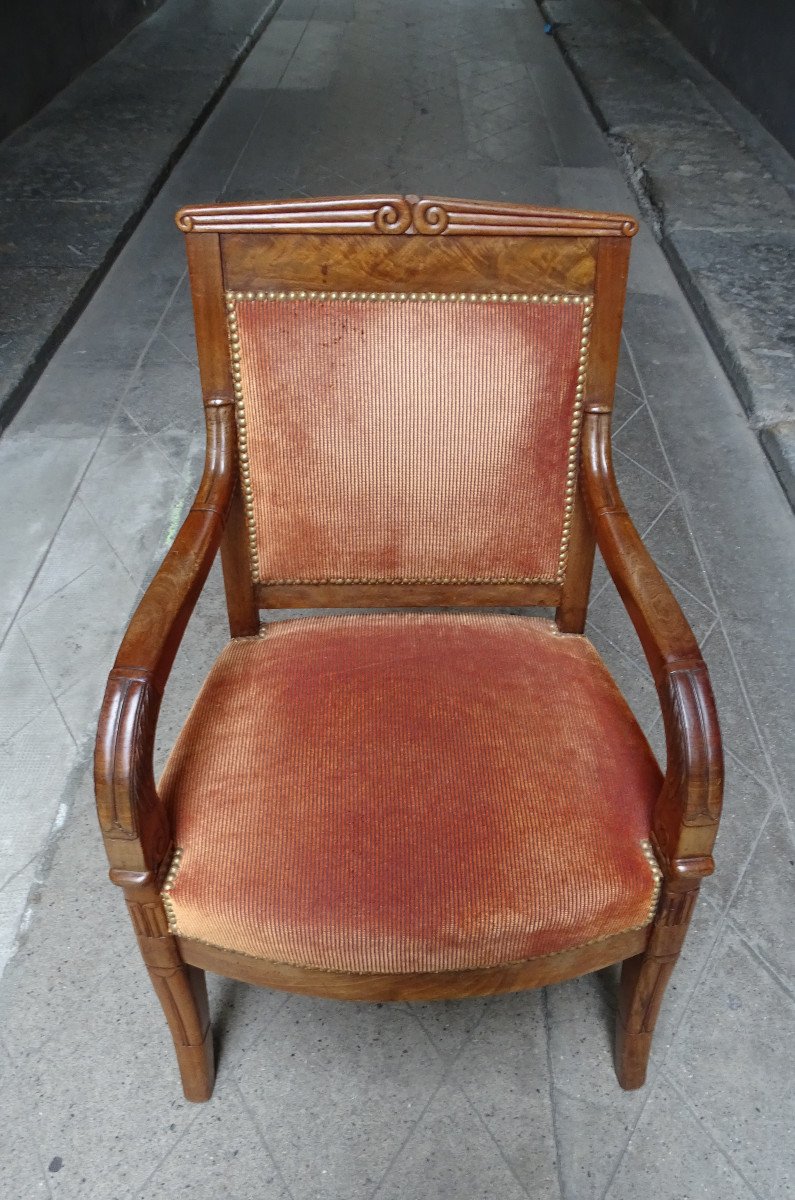 Empire Mahogany Armchair