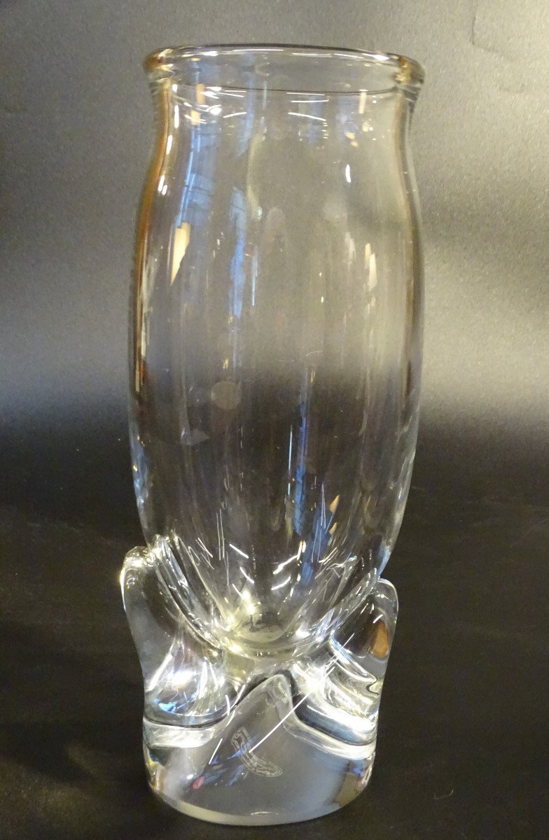 Baccarat Large Crystal Vase 60s-photo-3