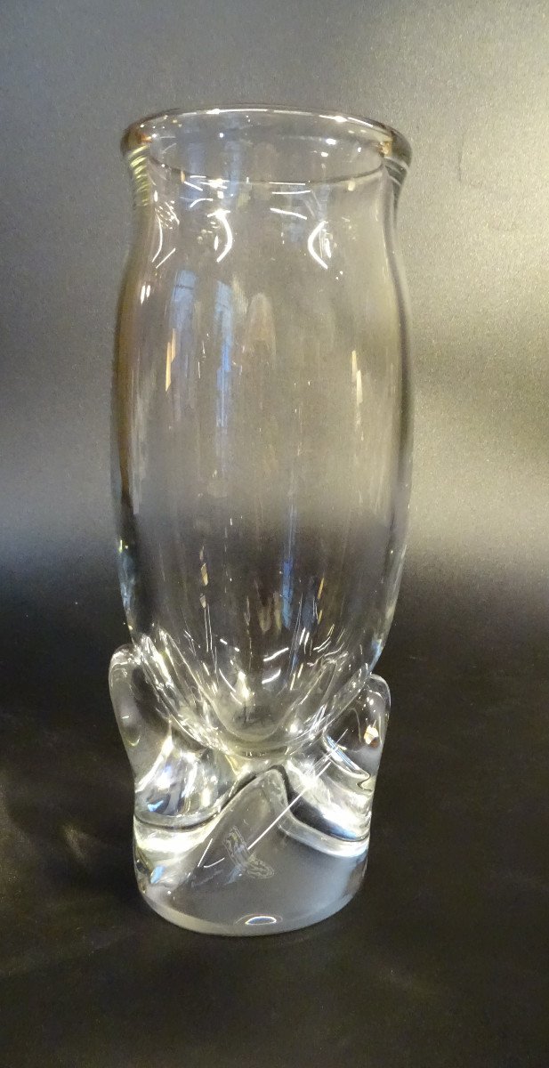 Baccarat Grand Vase En Cristal Années 60