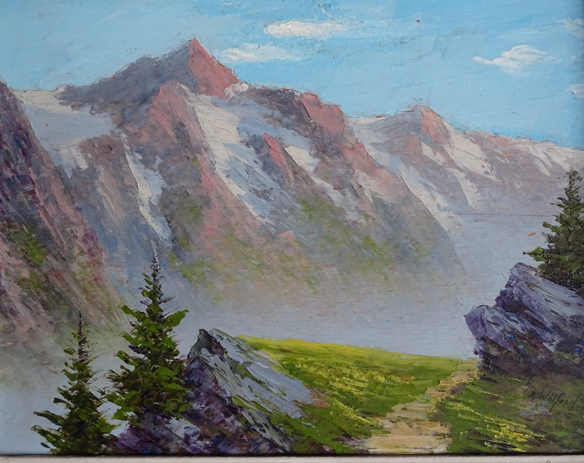 Astrid Walford Alpine Mountain Landscape 20th-photo-2