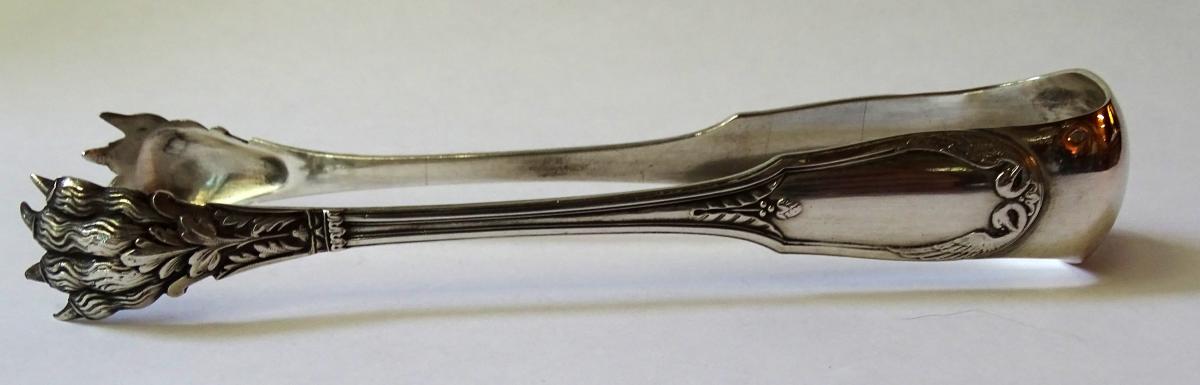 Sugar Tongs In Silver Early 20th