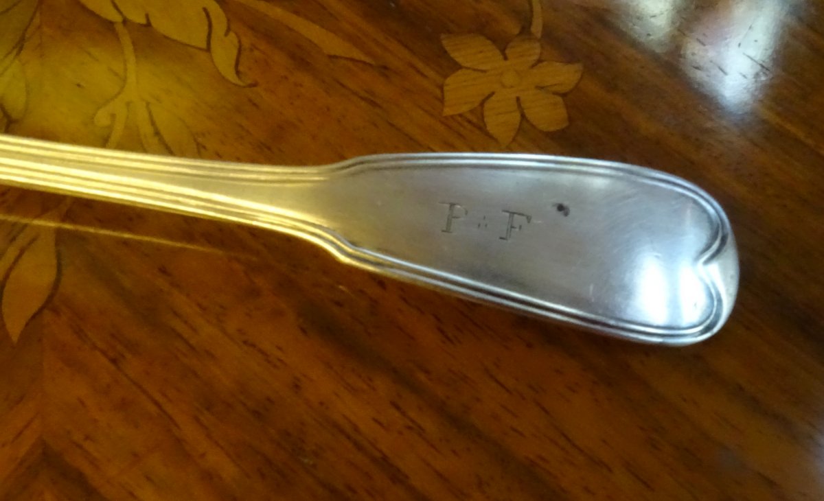 Silver Stew Spoon  1797/1809 Paris-photo-4