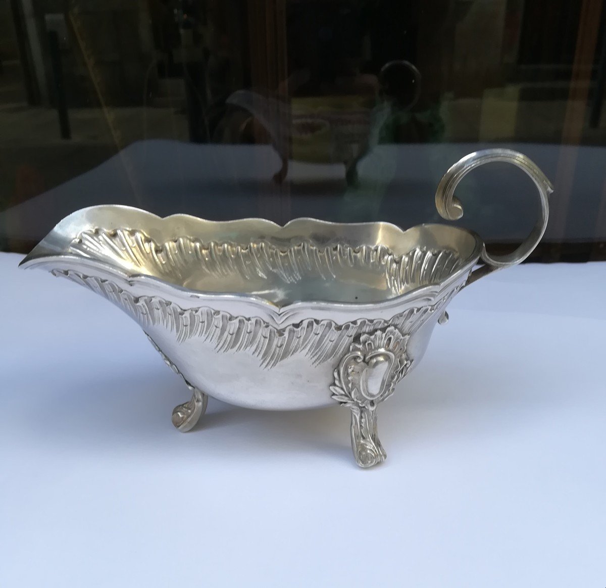 20th Silver Gravy Boat-photo-6