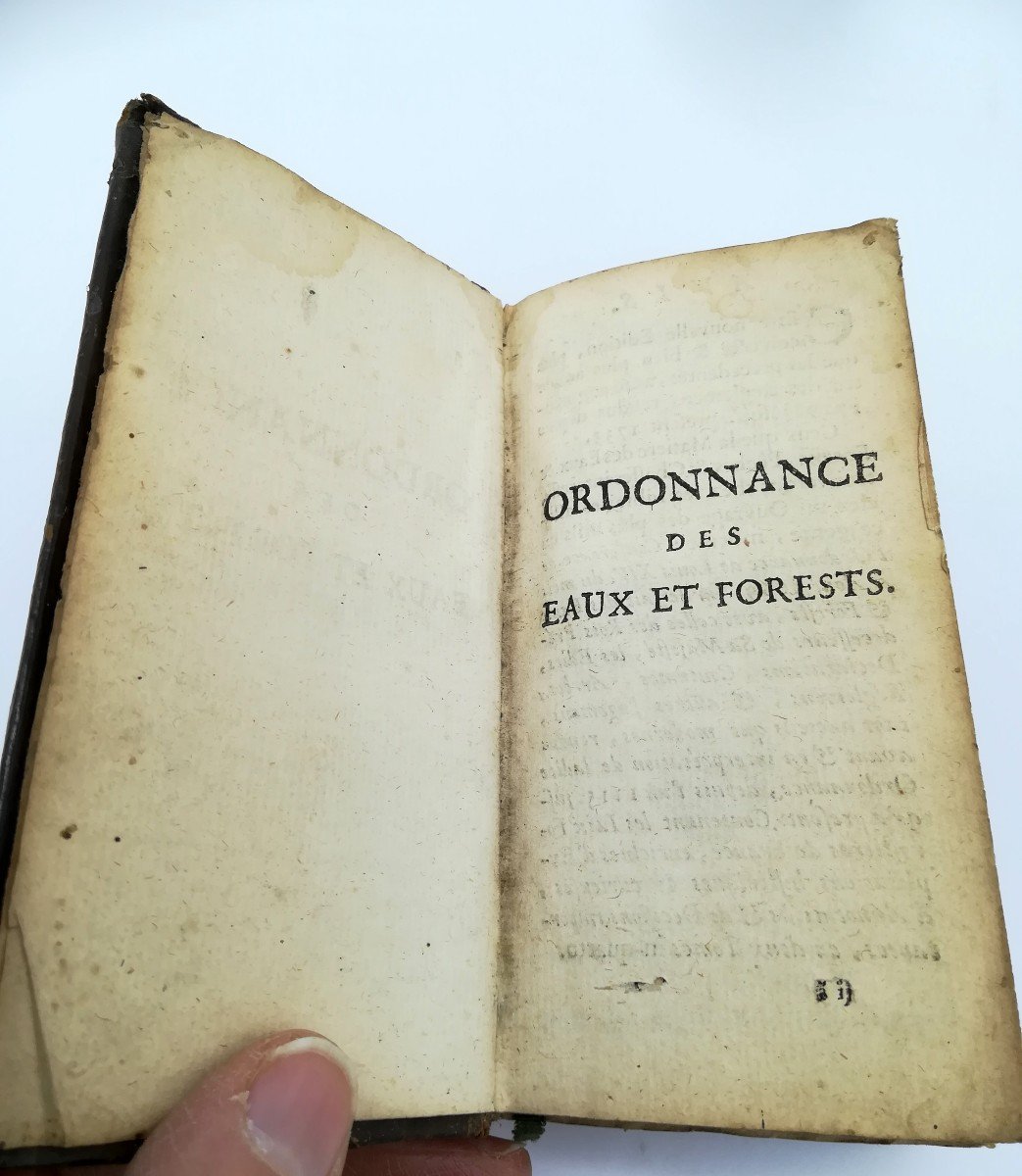 Ordonnance De Louis XIV sur les Eaux Et Forêts Paris 1733-photo-4