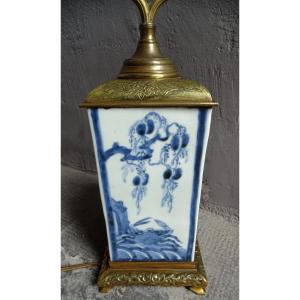 Chinese Porcelain Lamp Circa 1880
