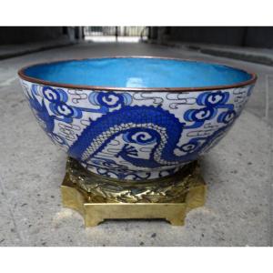 Chinese Cloisonné Cup Late 19th