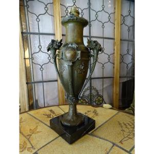 Babbit Metal Lamp 1900