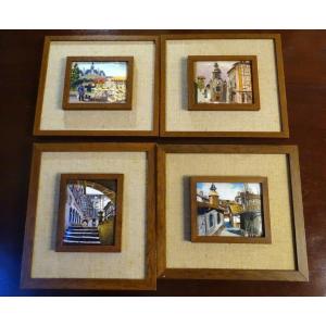 Emaux De Limoges Small Paintings 70th