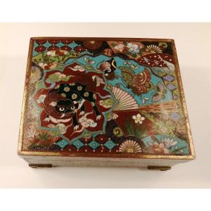 Boîte En Cloisonné Japon Epoque Meiji