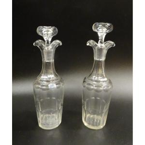 Oil And Vinegar Crystal Cruets Napoleon III