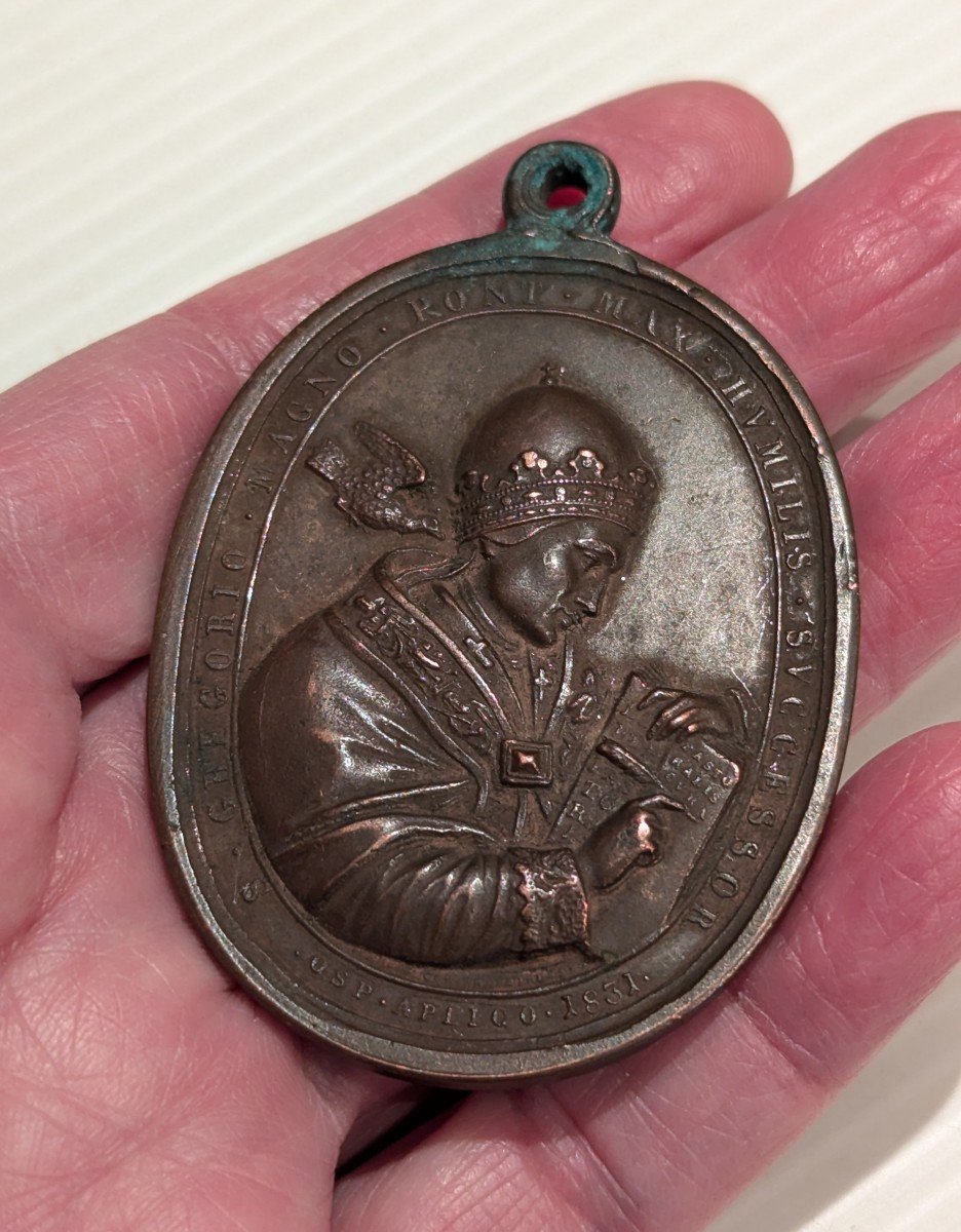 Large Medal, Saint Gregory The Great-1831-bronze-photo-1