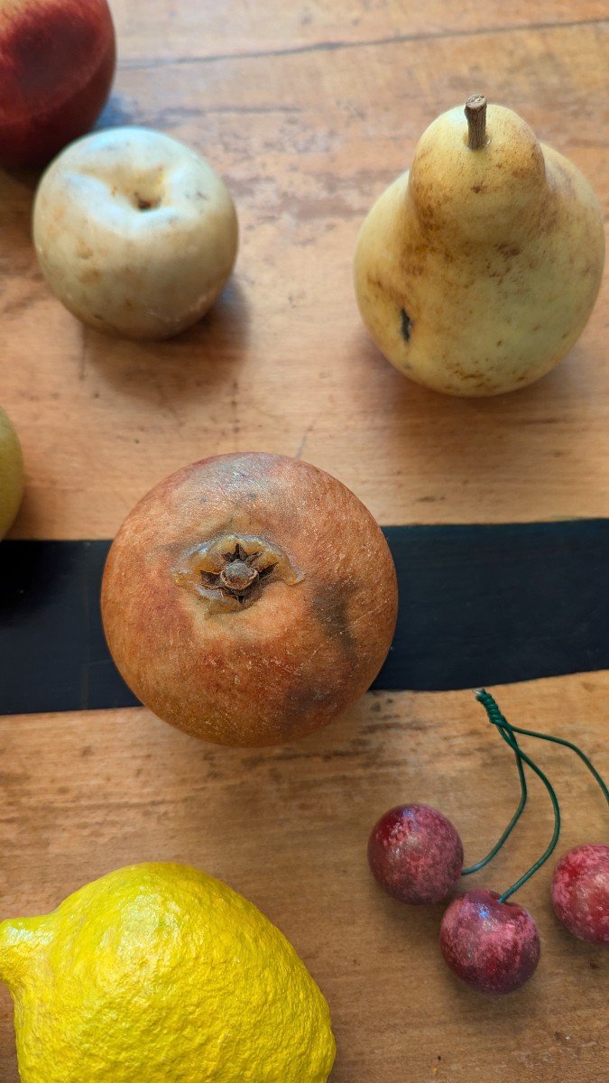 12 Old Fruits, In Alabaster-trompe l'Oeil-collection-photo-4