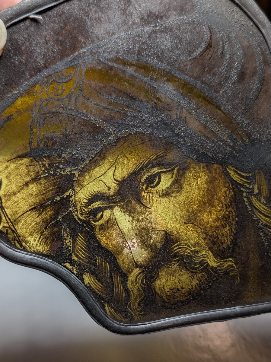 2 Faces Painted On Stained Glass-religion-church-photo-2