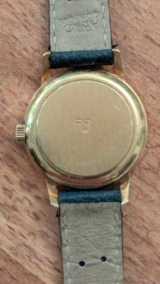 Omega Watch, Mechanical, In Solid Gold - De Ville Model-photo-3