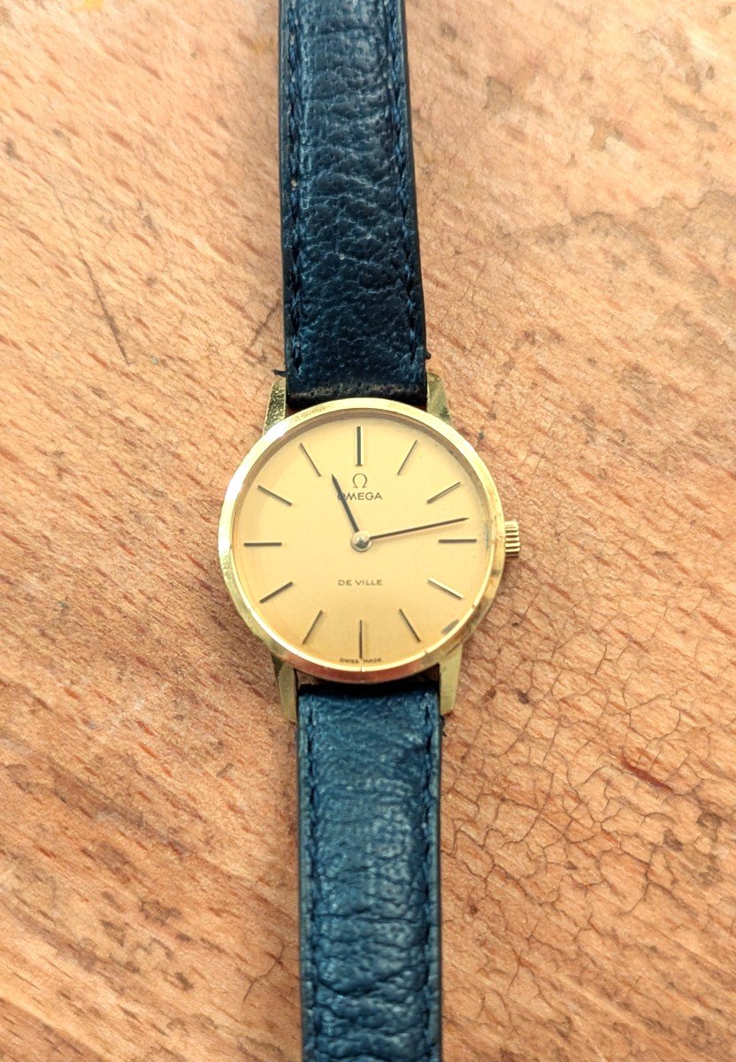 Omega Watch, Mechanical, In Solid Gold - De Ville Model