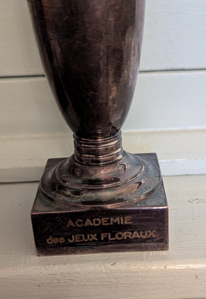 Ensemble de 3 bouquets de fleurs-Jeux Floraux-Toulouse-1957-photo-1