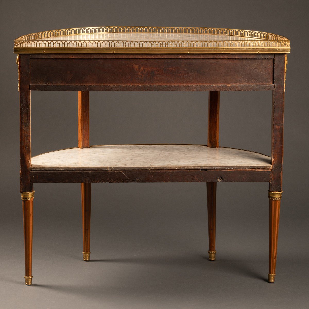 Half-moon Console Louis XVI Period-photo-4