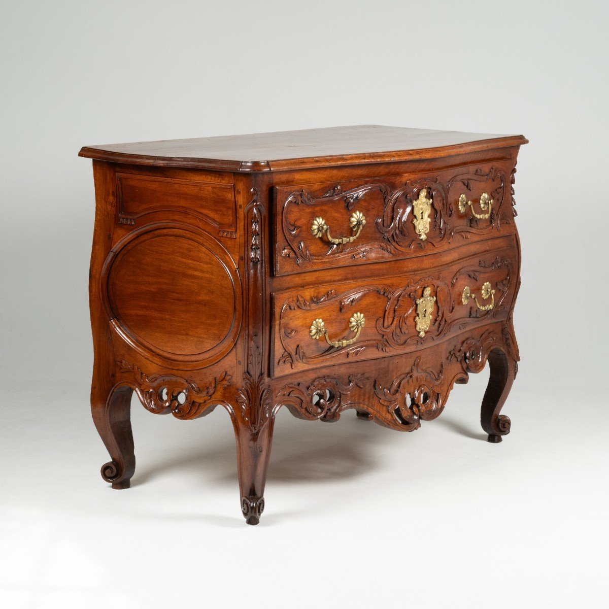 Provencal Chest Of Drawers In Walnut Eighteenth Century-photo-6