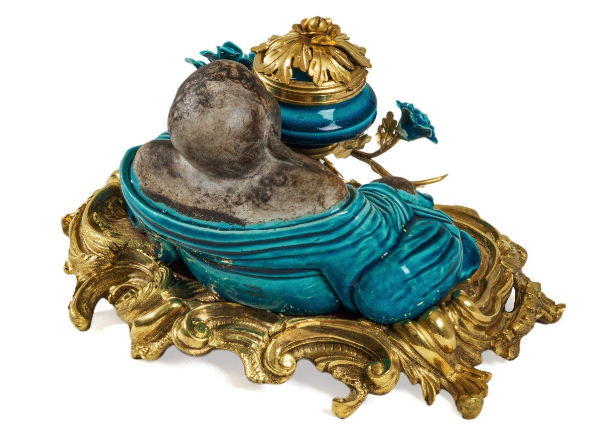 Inkwell At The Magot, 19th Century-photo-4