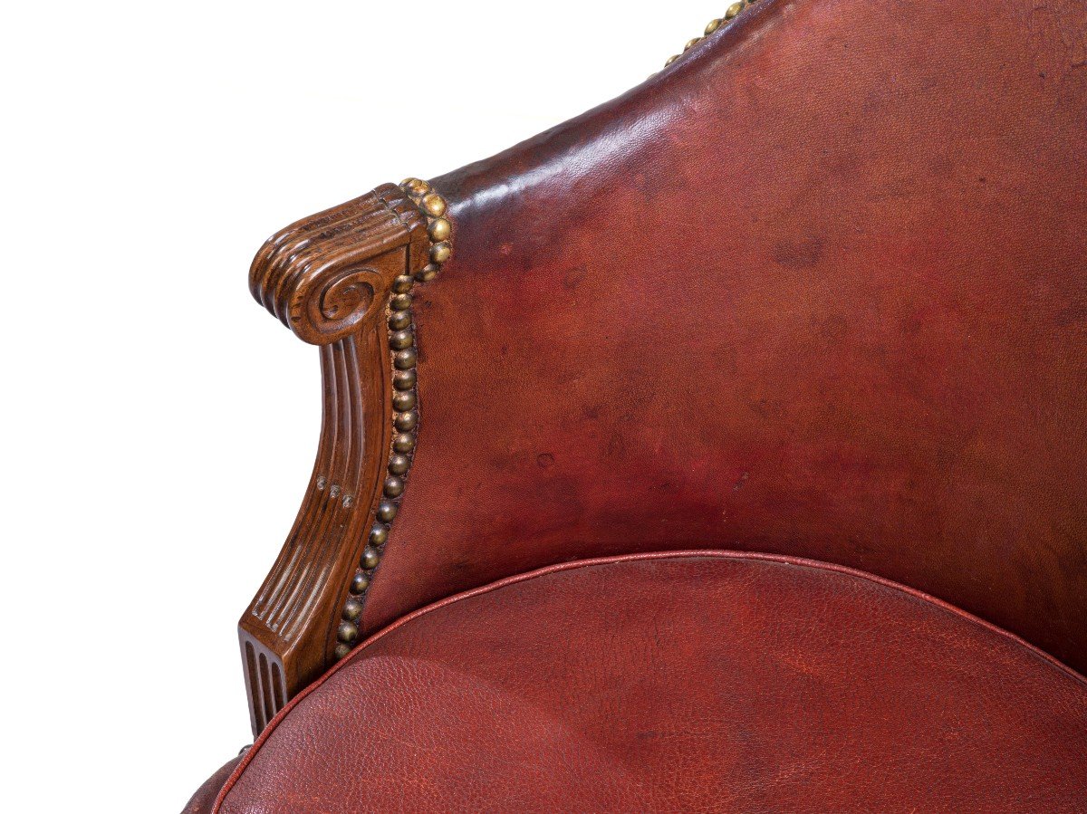 Louis XVI Period Office Chair With Swivel Seat-photo-1