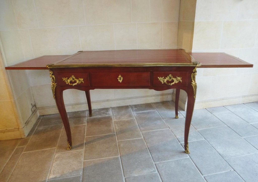 Bureau Plat En Acajou  Epoque Louis XV-photo-6