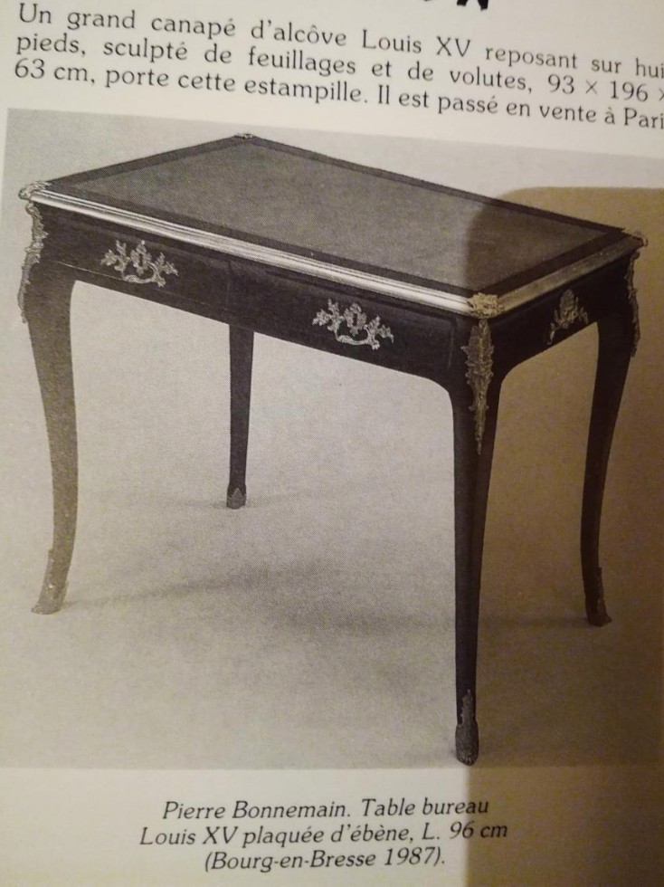 Bureau Plat En Acajou  Epoque Louis XV-photo-7