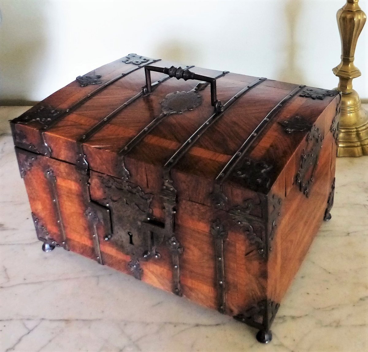 Regency Period Rosewood Veneer Box-photo-8