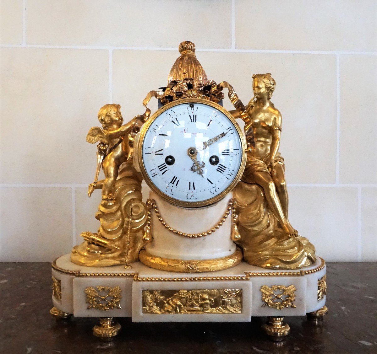 Pendule à la ruche  Epoque Louis XVI