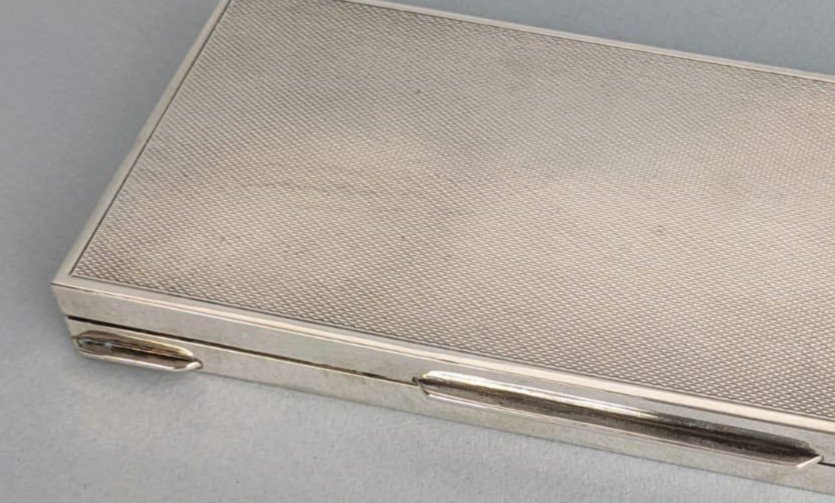 Long Sterling Silver Cigar Box -photo-1