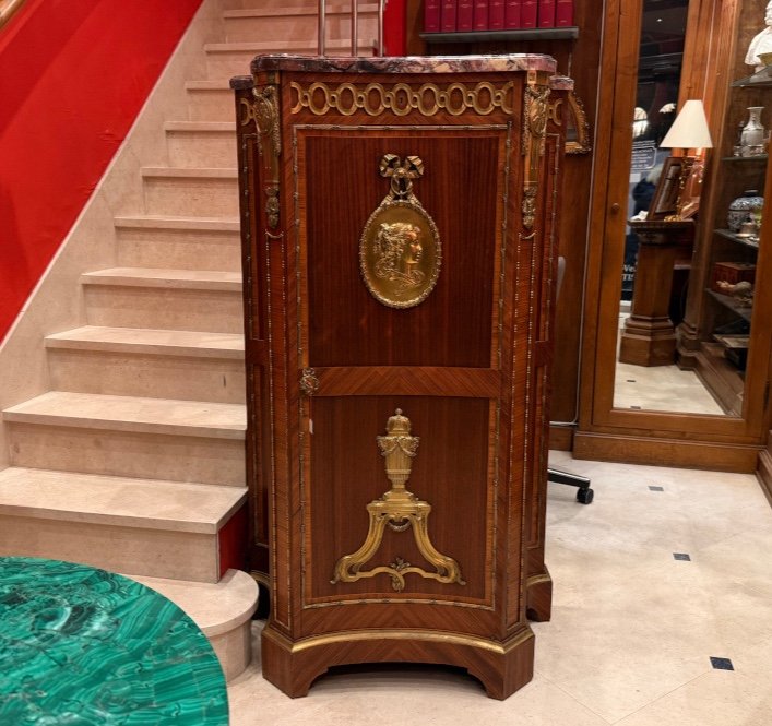 Sormani Mahogany And Marble Wardrobe