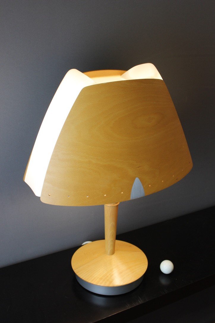 Scandinavian Style Desk Lamp By The Lucid Company Circa 1990-photo-6