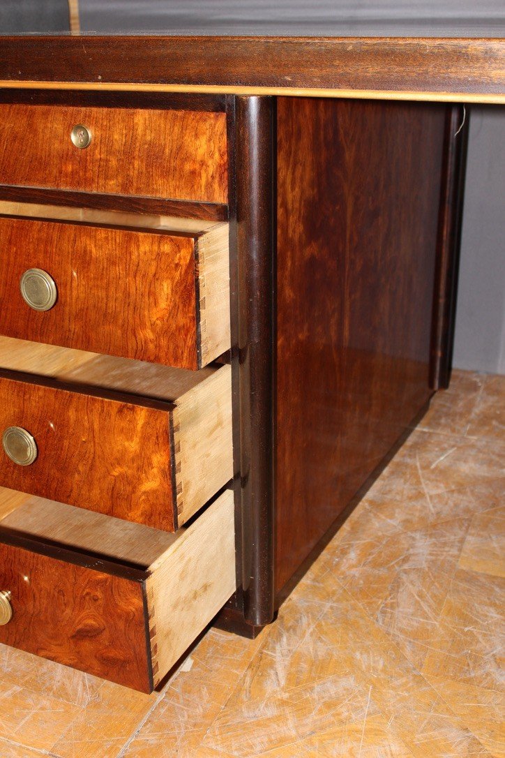 Art Deco Period Desk In Rosewood Circa 1930-photo-5