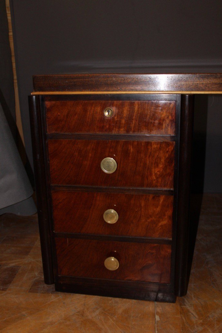 Art Deco Period Desk In Rosewood Circa 1930-photo-6