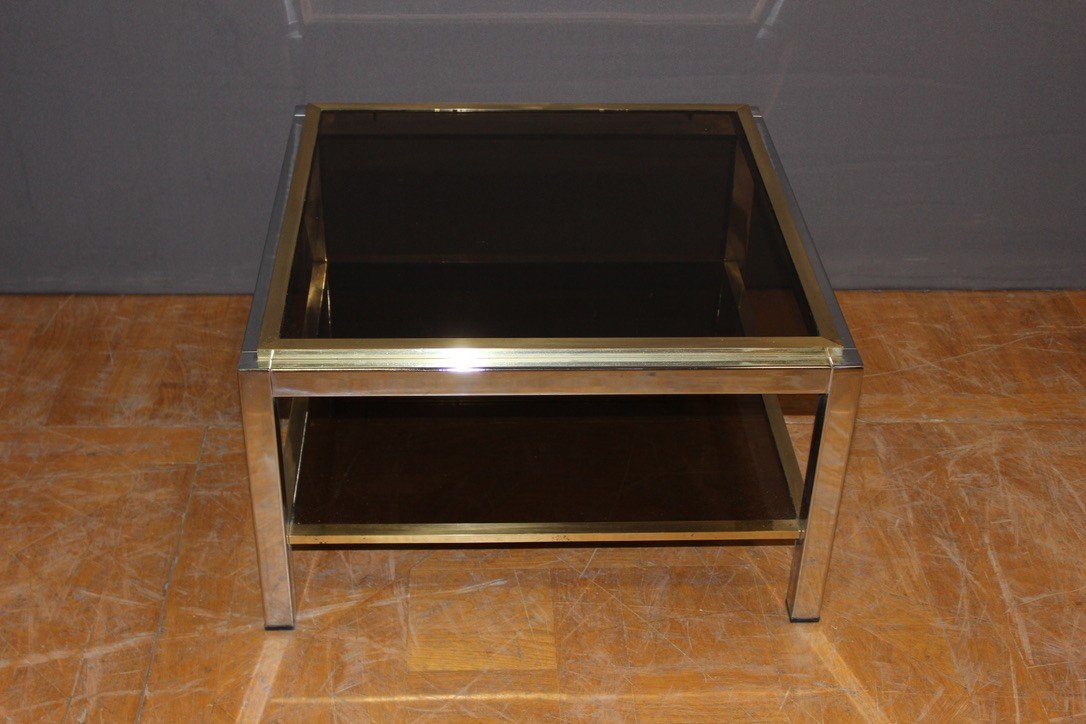 Square Coffee Table By Willy Rizzo Circa 1970-photo-1