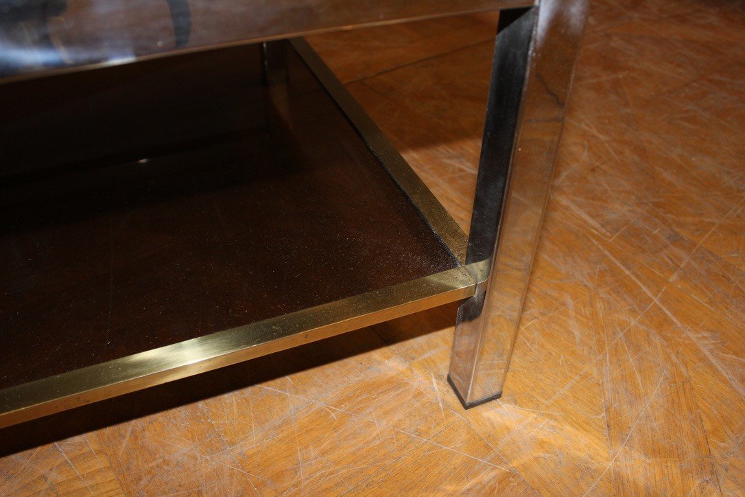 Square Coffee Table By Willy Rizzo Circa 1970-photo-3