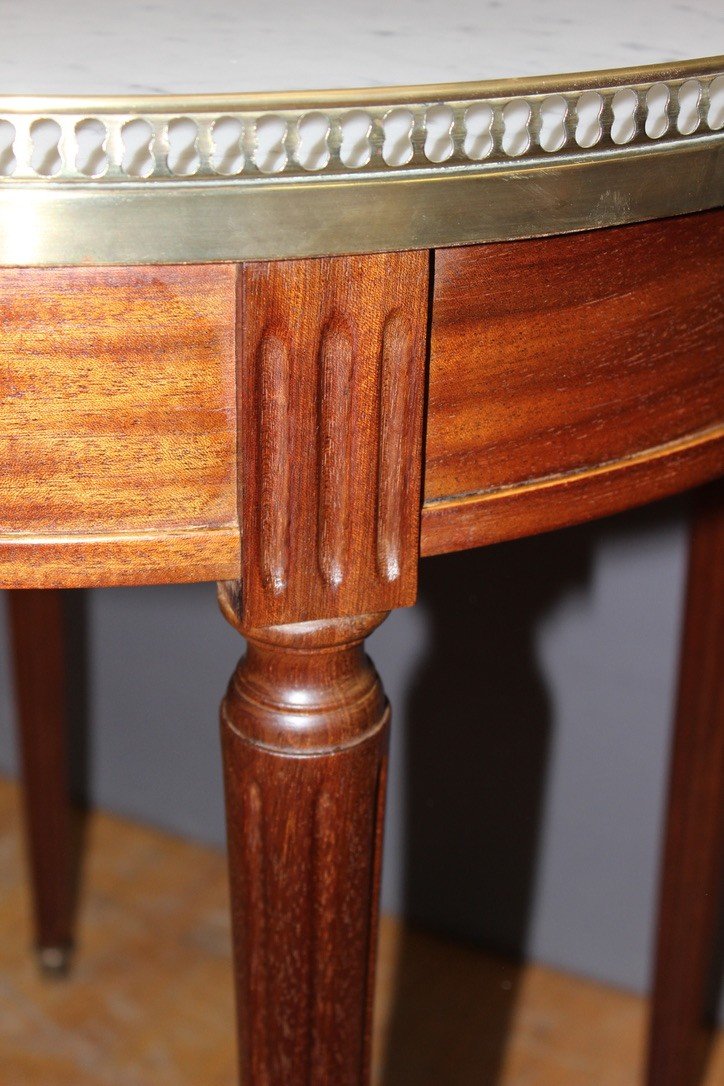 Bouillotte Table Louis XVI Style Mahogany Circa 1920-photo-3